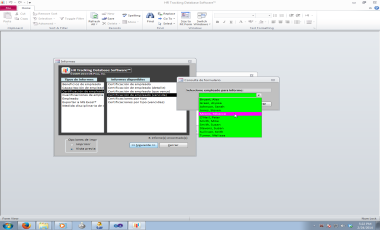 RH Base de Datos Software - Generar Informes filtrada imagen