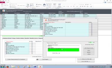 Logiciel de Gestion RH Base de Données